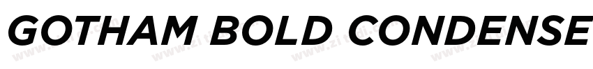 GOTHAM BOLD CONDENSE字体转换